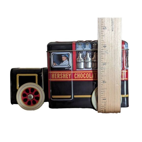 Vintage Hershey Vehicle Series Tin Canister Milk Truck Chocolate 7X4.5X3.5 - Picture 9 of 10